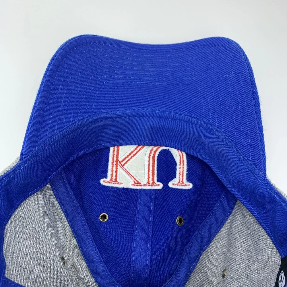KU Kansas Jayhawks Hat Blue Gray Adidas Adjustable Strapback OSFA Baseball Cap